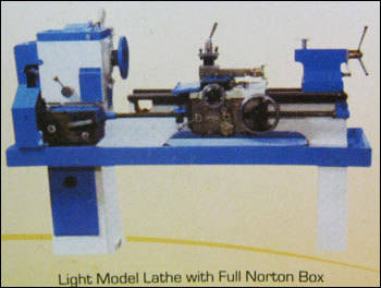 Light Model Lathe Machine With Full Norton Box